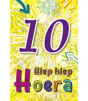 Leeftijdskaart 10 jaar