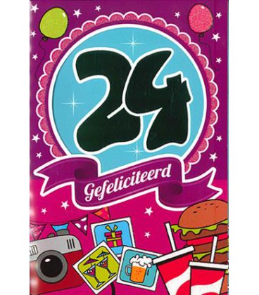 Leeftijdskaart 24 jaar