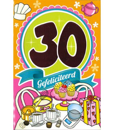 Leeftijdskaart 30 jaar