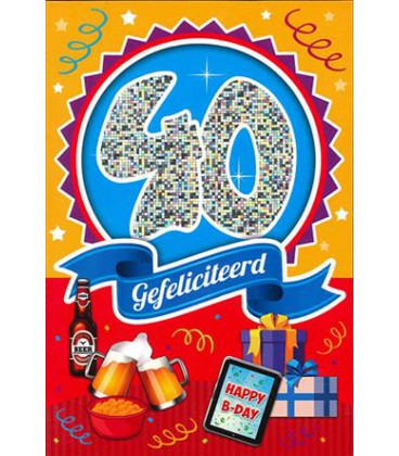 Leeftijdskaart 40 jaar