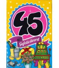 Leeftijdskaart 45 jaar