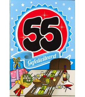 Leeftijdskaart 55 jaar