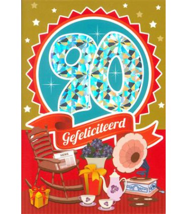 Leeftijdskaart 90 jaar