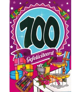 Leeftijdskaart 100 jaar