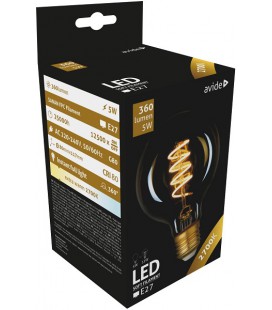 Avide LED lamp Soft Filament G80 5W E27 2700K 360LM