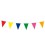 Vlaggenlijn plastic multicolor 10 mtr