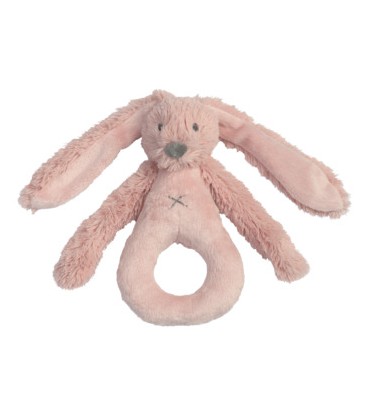 Old Pink Rabbit Richie Rattle konijn rammelaar