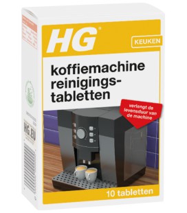 HG koffiemachine reinigingstabletten 10 tabletten