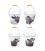 Esscher Design emmer boerderijdieren zwart /wit L20.3xB44.5x H25 cm