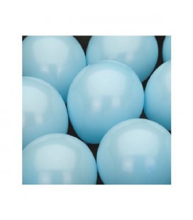 Ballonnen Middenblauw 25cm zak a 10stuks