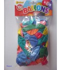 Globos ballonnen diverse kleuren mix zak a 100 stuks