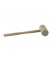 Vleeshamer hout 28cm