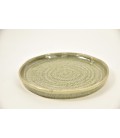 Plate Stoneware Grey 20x20x2cm / bord