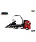 VRACHTWAGEN AUTOTRANSPORTER DIECAST PULL BACK 19 CM