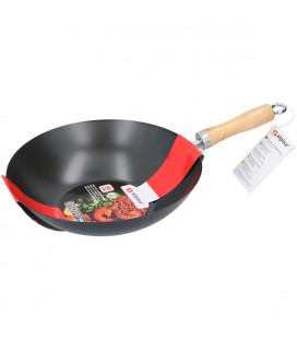 Alpina Wok 30cm houten handvat