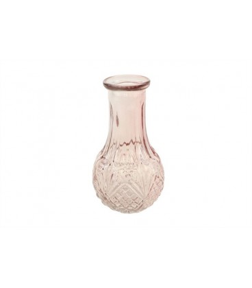 Vaas Ronaska glas Ø7,5xh13,5cm roze