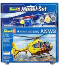 bouwmodel Set Airbus Heli EC135 ANWB Revell: schaal 1:72 (64939)