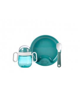 Babyservies Mepal Mio 3-delig - deep turquoise