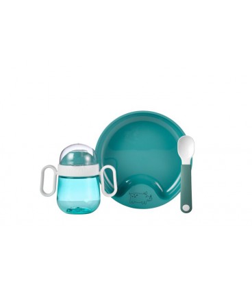 Babyservies Mepal Mio 3-delig - deep turquoise