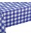 Tafelzeil pvc blauw ruit 140 cm x 2 meter