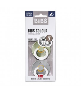 BIBS - FOPSPEEN NATUURRUBBER - BLISTER GID SAGE/CLOUD T3