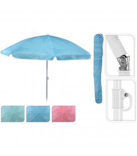 Parasol regenboog met knik 180 cm