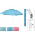 Parasol regenboog met knik 180 cm (assorti kleur)