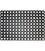 DEURMAT RUBBER MET GATEN 60X40X1,2CM
