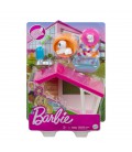 BARBIE MINI PLAYSET MET HUISDIER ASSORTI