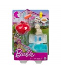 BARBIE MINI PLAYSET MET HUISDIER ASSORTI