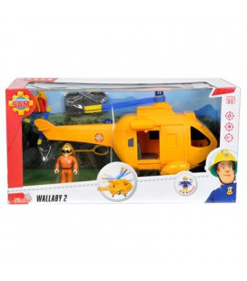 HELIKOPTER heli WALLABY BRANDWEERMAN SAM + FIGUUR