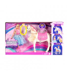 BARBIE PRINCESS ADVENTURE PRANCE EN SHIMMER PAARD