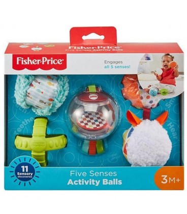 FISHER PRICE 5 ZINTUIGEN ACTIVITEITEN BALLEN