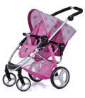 HAUCK ICOO DUETT POPPENWAGEN DOTT PINK/GREY