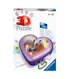 PUZZEL 3D HARTENDOOSJE PAARDEN