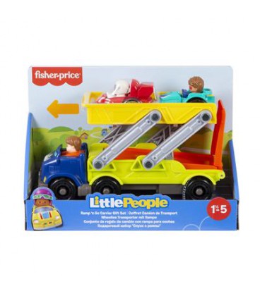 FISHER PRICE LITTLE PEOPLE RAMP 'N GO CARRIER GIFT SET