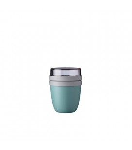 LUNCHPOT MINI NORDIC GREEN ELLIPSE MEPAL