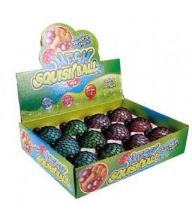 SQUISHY BAL LED 6 CM 4 ASSORTI