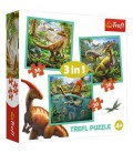 TREFL 3 IN 1 DINO - KINDER PUZZEL