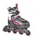 INLINE SKATE 29-32 ZWART/LILA HUDORA