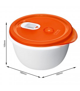 ROTHO MAGNETRONSCHAAL 1,5 L MICRO PAPAYA ROOD