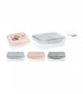 EXCELLENT HOUSEWARE LUNCHBOX MET DRESSINGBEKER 3 ASSORTI