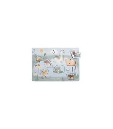 Houten geluidenpuzzel Little Goose