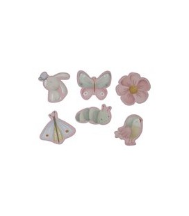 Little Dutch vormenpuzzel 6 in 1 flower en butterflies