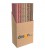 Cadeaupapier kraft printed 200x70cm (per rol/ assorti geleverd)