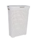 Curver wasbox rattan 40 L antraciet afmeting ca. 45x26x62cm