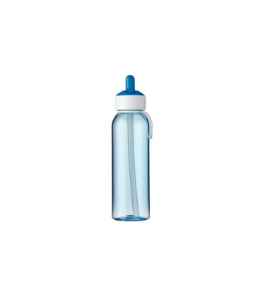 Waterfles flip-up Campus 500 ml - blauw