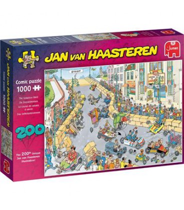 JAN VAN HAASTEREN 200E PUZZEL DE ZEEPKISTENRACE 1000 STUKJES