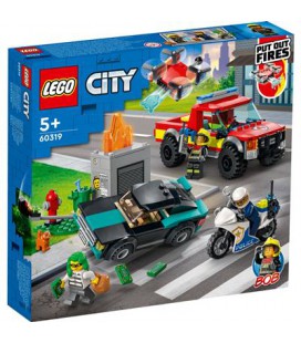 LEGO CITY 60319 BRANDWEER EN POLITIE ACHTERVOLGING