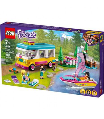 LEGO FRIENDS 41681 FOREST CAMPER VAN AND SAILBOAT